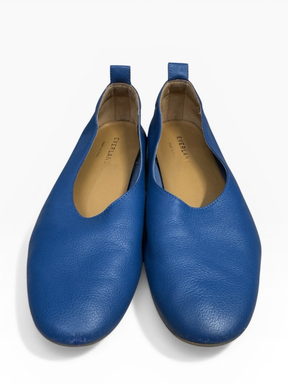 Everlane Blue Leather Ballet Flats - Picture 2 of 11